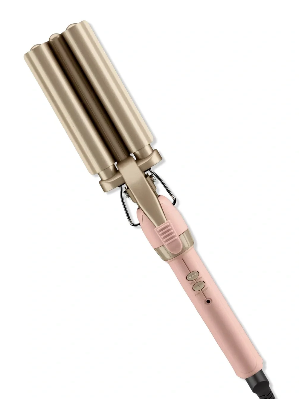 Gold & Pink Triple Barrel Waver Hair Iron - Unbranded